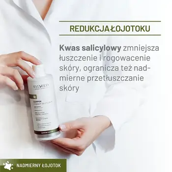 Sylveco Dermo Nadmierny Łojotok, szampon z kwasem salicylowym, 300 ml