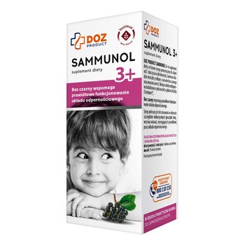 DOZ PRODUCT Sammunol 3+, syrop, 120 ml
