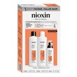 Nioxin System 4, zestaw wzmacniający włosy farbowane, z postępującym przerzedzeniem, szampon 150 ml + odżywka 150 ml + serum, 40 ml