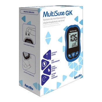 MultiSure GK, aparat do pomiaru ilości ciał ketonowych, 1 szt.