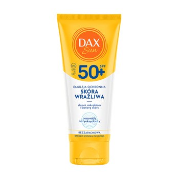 Dax Sun, emulsja ochronna dla skóry wrażliwej, SPF 50+, 100 ml
