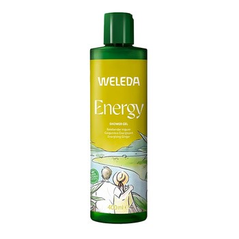 Weleda Energy, żel pod prysznic z imbirem, 400 ml