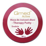 Qmed Therapy Putty, masa do ćwiczeń dłoni, średnia – czerwona, 1 szt.