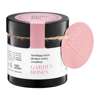 Make Me Bio, Garden Roses, nawilżający krem do skóry suchej i wrażliwej, 60 ml