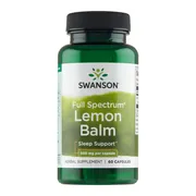 Swanson Full Spectrum Lemon Balm, kapsułki, 60 szt.