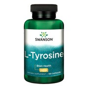 Swanson L-Tyrozyna, 500 mg, kapsułki, 100 szt.