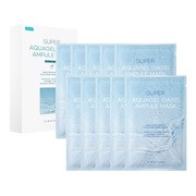 S. Nature Super Aquagel Oasis Ampule Mask, maska żelowa na twarz, 10 x 30 ml