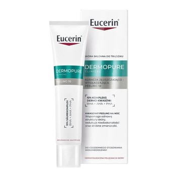 Eucerin Dermopure Clinical, kuracja złuszczająco-wygładzająca Peeling 10, 40 ml