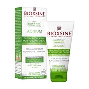 Bioxsine Acnium, Nawilżający krem regulujący wydzielanie sebum, 50 ml