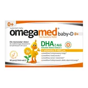 Omegamed Baby+D 0+, kapsułki twist-off, 60 szt.
