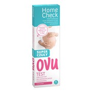 Home Check Ovu, paskowy test owulacyjny, 5 szt.