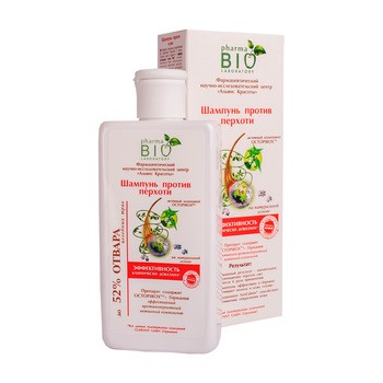 BIO Pharma, bio szampon przeciwłupieżowy na bazie wyciągu z łopianu, 200 ml
