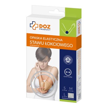 DOZ PRODUCT Opaska elastyczna stawu łokciowego, rozmiar XL