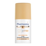 Pharmaceris F, fluid ochronno-korygujący, Ivory 01, SPF 50+, 30 ml