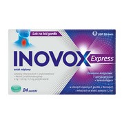 Inovox Express, pastylki twarde, smak miętowy, 24 szt.