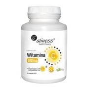 Aliness Witamina C 500 mg microactive 12h, kapsułki, 100 szt.