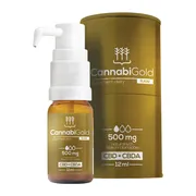 CannabiGold RAW, 500 mg, krople, 12 ml