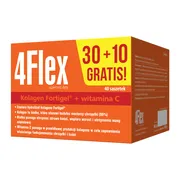 4 Flex, proszek, 30 saszetek + 10 saszetek GRATIS