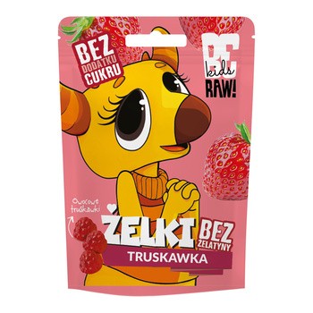 BeRaw! Kids, truskawka, żelki owocowe, 35 g