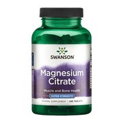 Swanson Cytrynian magnezu, tabletki, 240 szt.