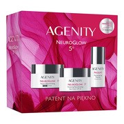 Zestaw Agenity 5º Neuroglow, krem na dzień SPF 20, 50 ml + krem odmładzający na noc, 50 ml + koncentrat peptydowy, 15 ml