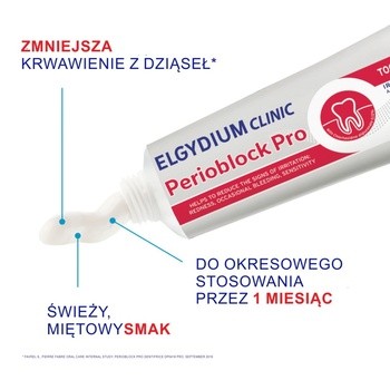 Elgydium Clinic Perioblock Pro, pasta do zębów, 50 ml