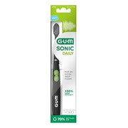 Gum Sonic Daily, soniczna szczoteczka do zębów, czarna, 1 szt.