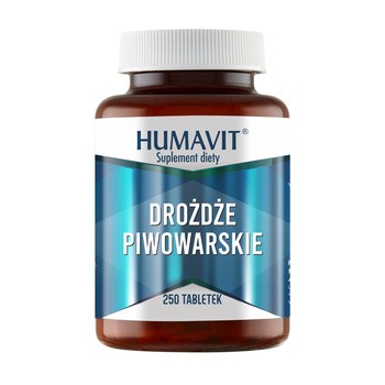 Humavit Drożdże Piwowarskie, tabletki, 250 szt.