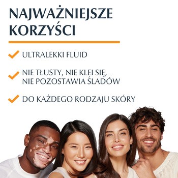Eucerin Nawilżający fluid ochronny Hydro Protect SPF 50+, 50 ml