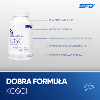 SFD Dobra Formuła Kości, tabletki, 180 szt.