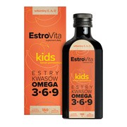 EstroVita Kids, płyn o smaku pomarańczowo-bananowym, 150 ml