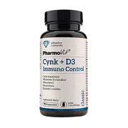 Pharmovit Cynk+D3 Immuno Control, kapsułki, 90 szt.