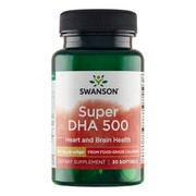 Swanson Super DHA 500, kapsułki, 30 szt.