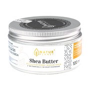 Natur Planet, Masło Shea z witaminą E, pomarańczowe, nierafinowane, 100 ml