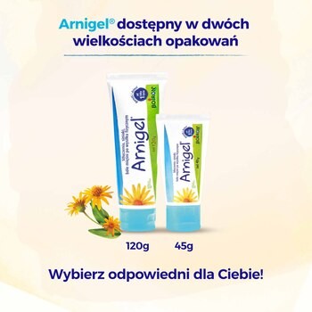 Arnigel żel na stłuczenia, siniaki i ból mięśni, 45 g