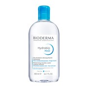Bioderma Hydrabio H2O, nawilżająca woda micelarna do oczyszczania twarzy i zmywania makijażu, 500 ml