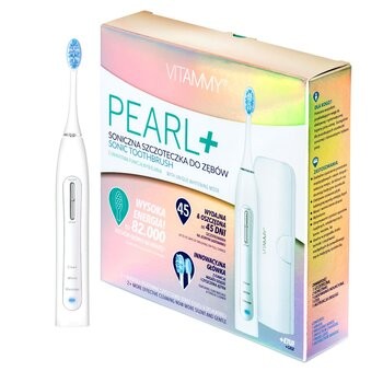 Vitammy Pearl+, soniczna szczoteczka do zębów z etui, 1 szt.