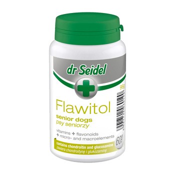 Dr Seidel Flawitol dla psów seniorów, tabletki, 60 szt.