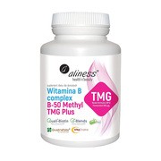 Aliness, Witamina B complex B-50 Methyl TMG Plus, kapsułki, 100 szt.