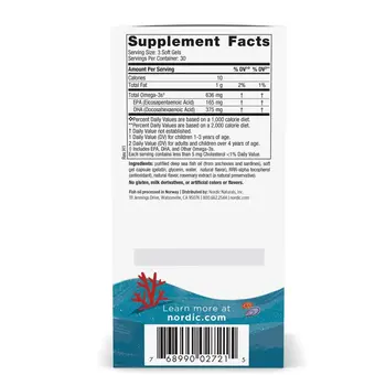 Nordic Naturals Children's DHA Xtra 636 mg Berry Punch, kapsułki, 90 szt.