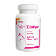 Dolvit Biotyna, tabletki dla psów, 90 szt.