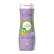 Attitude Natural Care, szampon i żel do mycia ciała dla dzieci, wanilia i gruszka, 473 ml