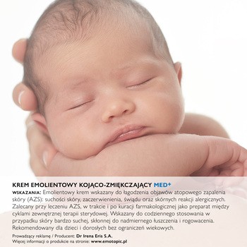Emotopic Med+, krem emolientowy kojąco-zmiękczający do ciała, 200 ml