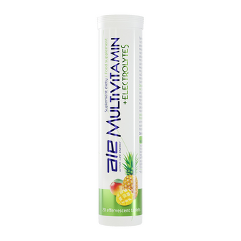 ALE Multivitamin + Electrolytes, tabletki musujące, smak ananas-mango, 20 szt.