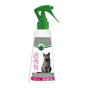 Dr Seidel Atraktis, preparat z kocimiętką dla kotów, spray, 100 ml