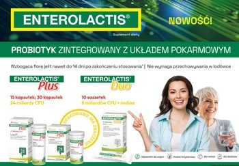 Enterolactis Plus, kapsułki, 30 szt.