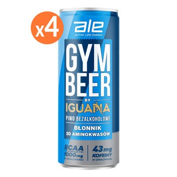 Zestaw 4 x ALE Gym Beer by Iguana