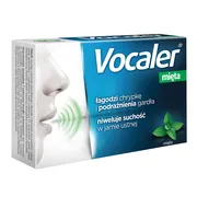 Vocaler mięta, pastylki do ssania, 12 szt.