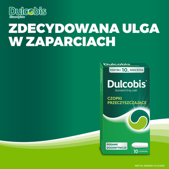 Dulcobis, 10 mg, czopki, 10 szt.