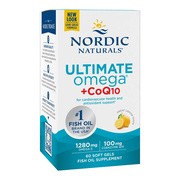 Nordic Naturals, Ultimate Omega + CoQ10 1280 mg, kapsułki, 60 szt.